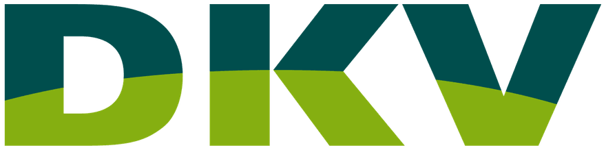 DKV logo, private health insurance provider in Germany