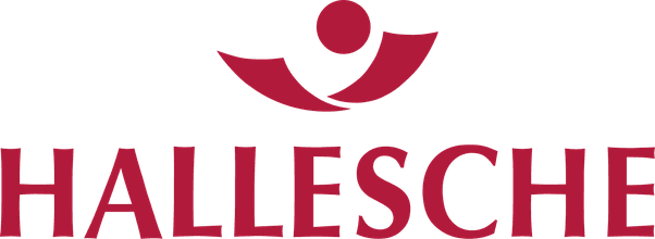 Hallesche logo, private health insurance provider in Germany